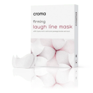 Croma Firming laugh line mask ( 8 masks /pack) with hyaluronic acid and pomegranate extract firming care for the nasolabial folds